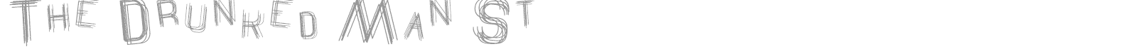 The Drunked Man St font preview